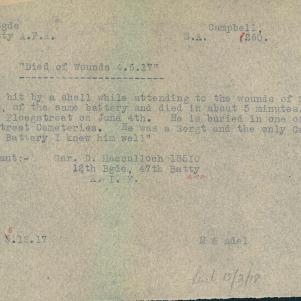 Soldier packet page