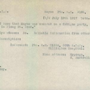Soldier packet page