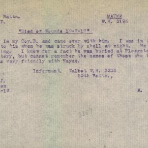 Soldier packet page