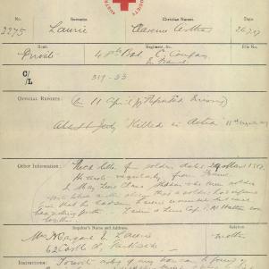 Soldier packet page