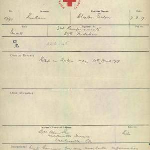 Soldier packet page