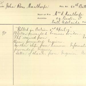 Soldier packet page