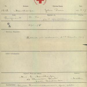 Soldier packet page