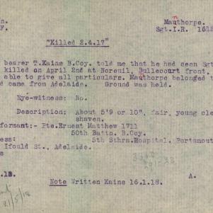Soldier packet page