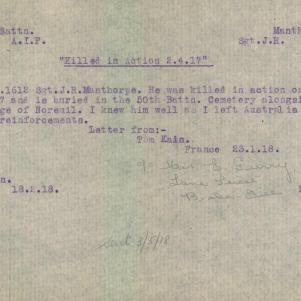 Soldier packet page