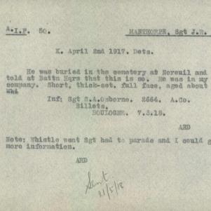Soldier packet page