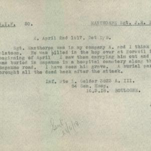 Soldier packet page