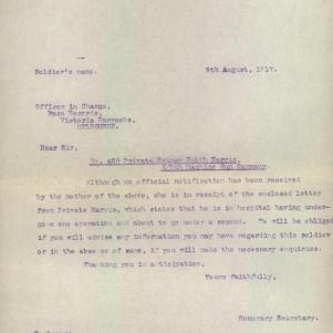 Soldier packet page