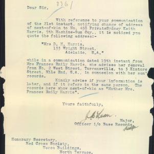 Soldier packet page