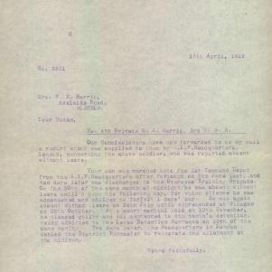 Soldier packet page