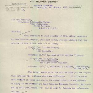 Soldier packet page