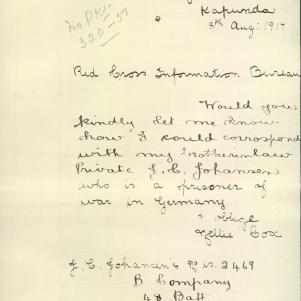Soldier packet page