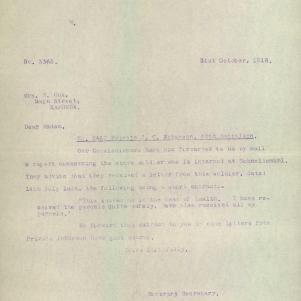 Soldier packet page