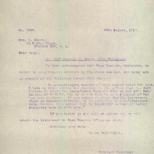 Soldier packet page