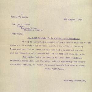 Soldier packet page