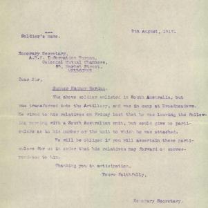 Soldier packet page