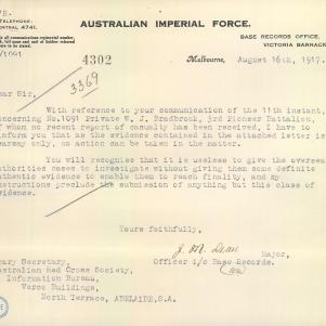 Soldier packet page
