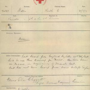 Soldier packet page