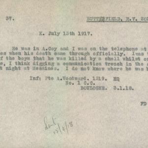 Soldier packet page