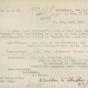 Soldier packet page