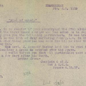 Soldier packet page