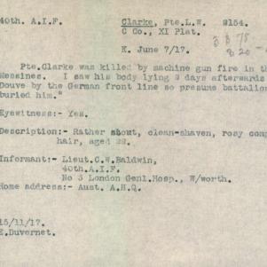 Soldier packet page
