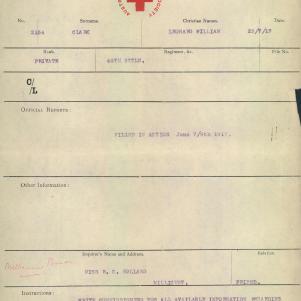 Soldier packet page