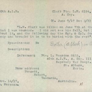 Soldier packet page