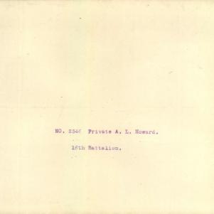 Soldier packet page