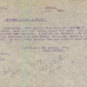 Soldier packet page