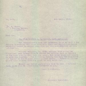 Soldier packet page