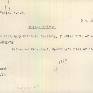Soldier packet page