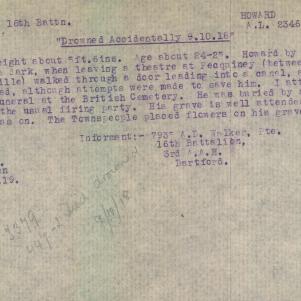 Soldier packet page