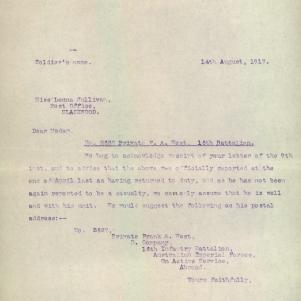 Soldier packet page