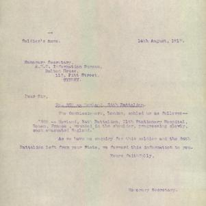 Soldier packet page