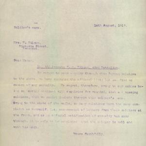 Soldier packet page