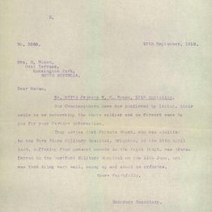 Soldier packet page