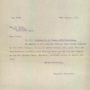 Soldier packet page