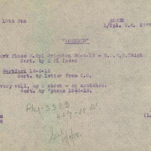 Soldier packet page