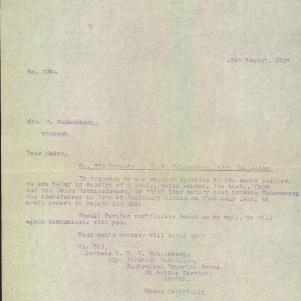 Soldier packet page