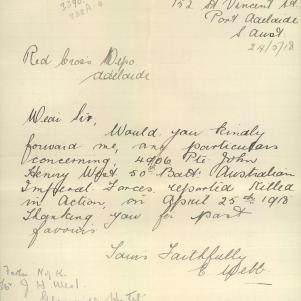 Soldier packet page