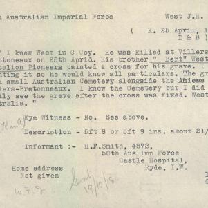 Soldier packet page