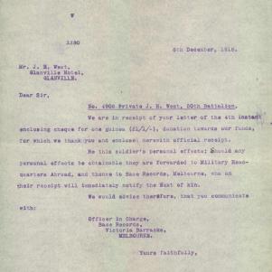Soldier packet page