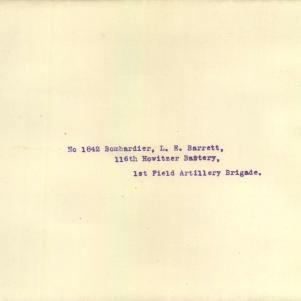 Soldier packet page