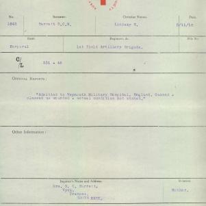 Soldier packet page