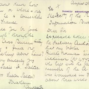 Soldier packet page