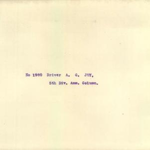 Soldier packet page