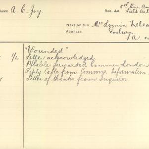 Soldier packet page
