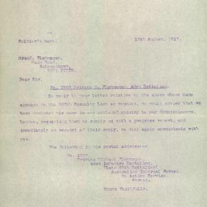 Soldier packet page