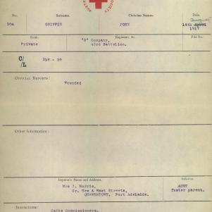 Soldier packet page